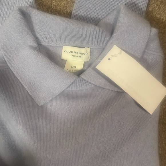 Club Monaco slim collar cashmere sweater - Picture 5 of 6